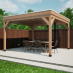 Douglas overkapping 400*400cm Verando